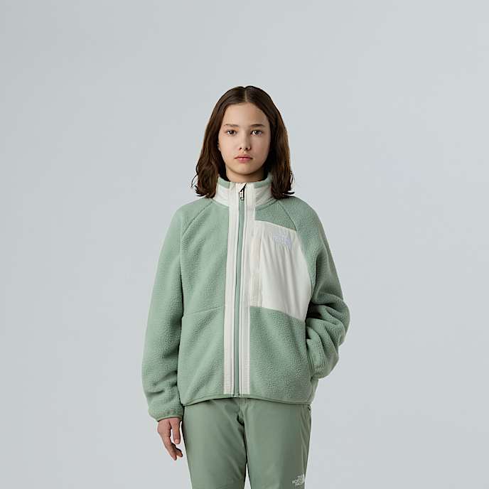 Yumiori FullZip Fleece Jacket Girl TNF Slate MossWhite Dune HERO
