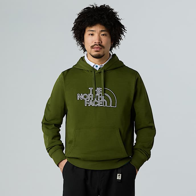Drew Peak Light Hoodie M TNF Woodland GreenTNF White HERO