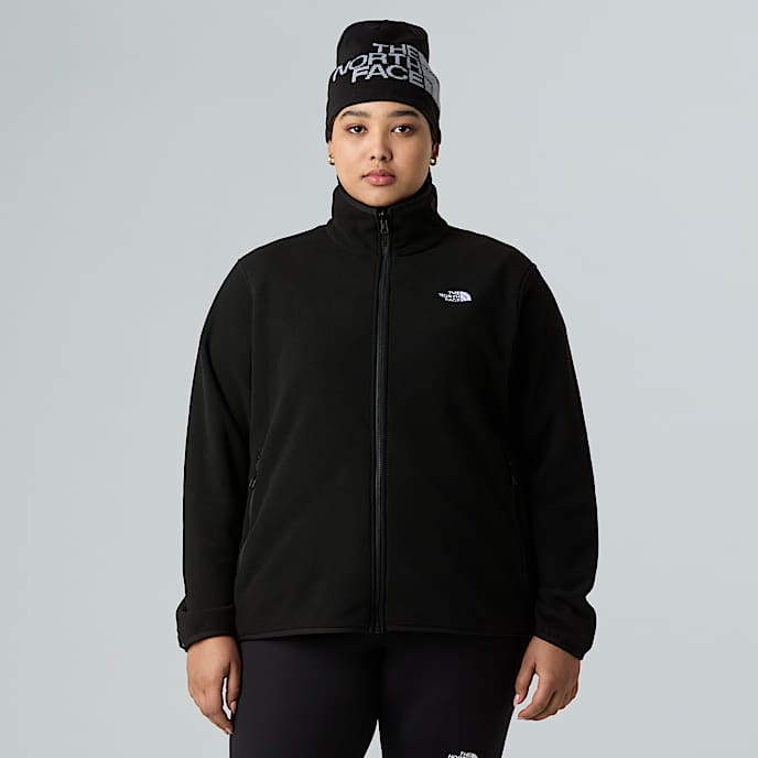 Plus size Glacierfleece met volledige rits voor dames TNF TNF Black HERO