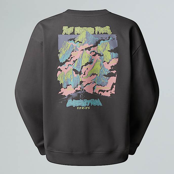 Expedition Celebration Oversized Sweatshirt Unisex TNF Anthracite Grey HERO