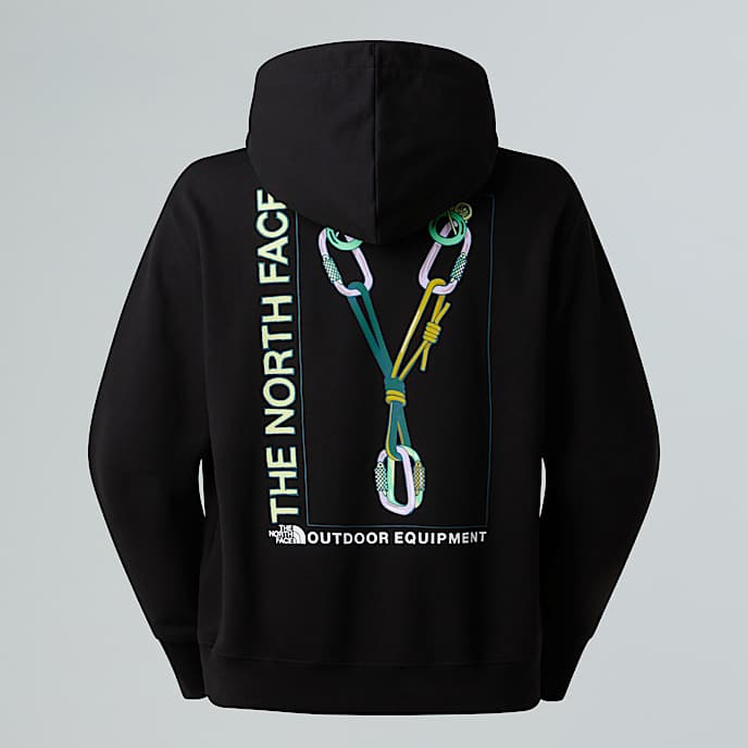 Explore Gear Relaxed Hoodie Unisex TNF TNF Black HERO