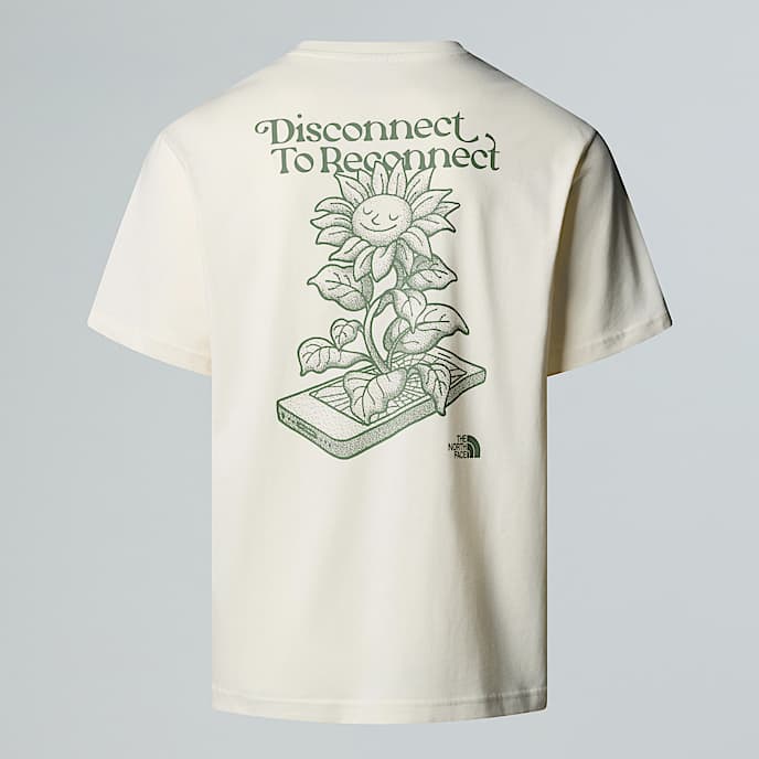 Tshirt Connect Relaxed Graphic unisex TNF White Dune HERO