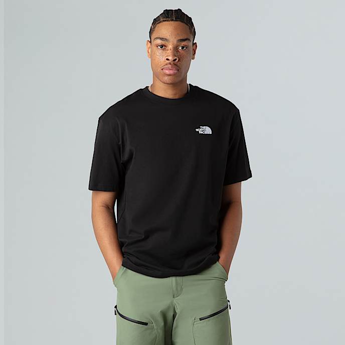 Mski Tshirt oversize Essential TNF TNF Black HERO