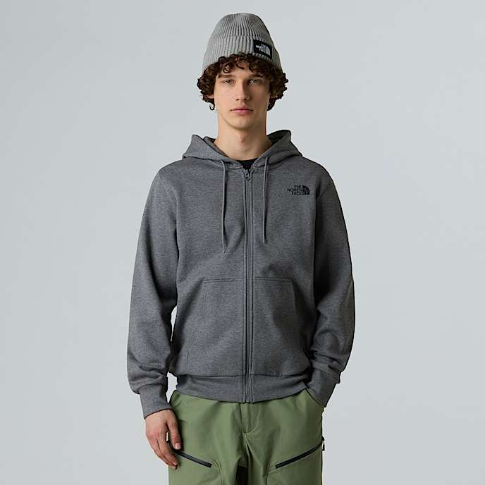 Simple Dome FullZip Hoodie M TNF TNF Medium Grey Heather HERO