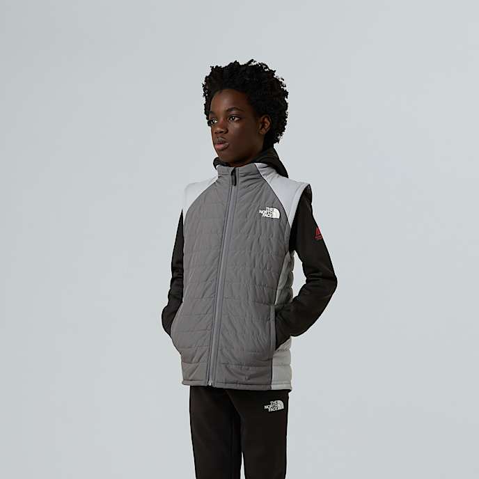 Never Stop Synthetic Gilet Boy TNF High Rise GreySmoked P HERO