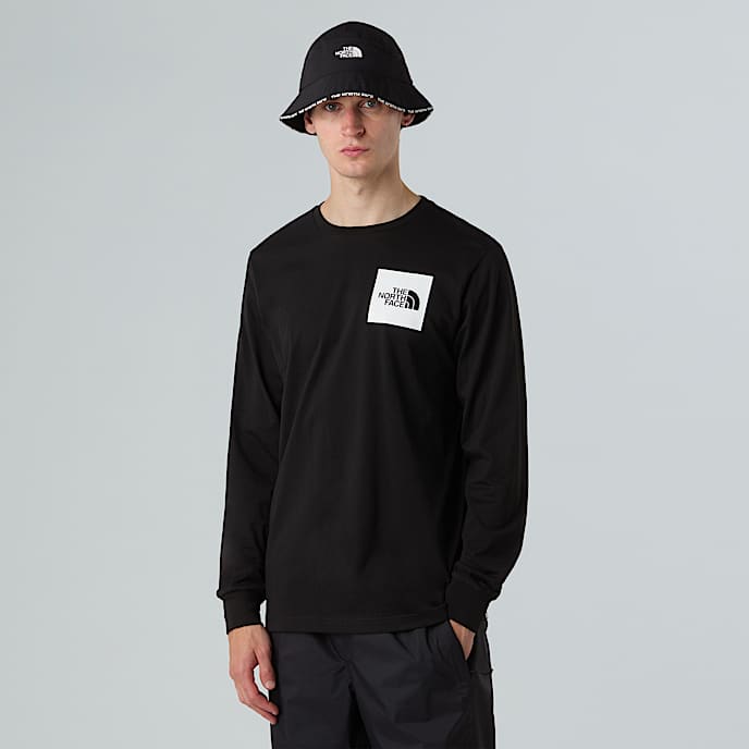 Męski T-shirt z długim rękawem Fine - 1