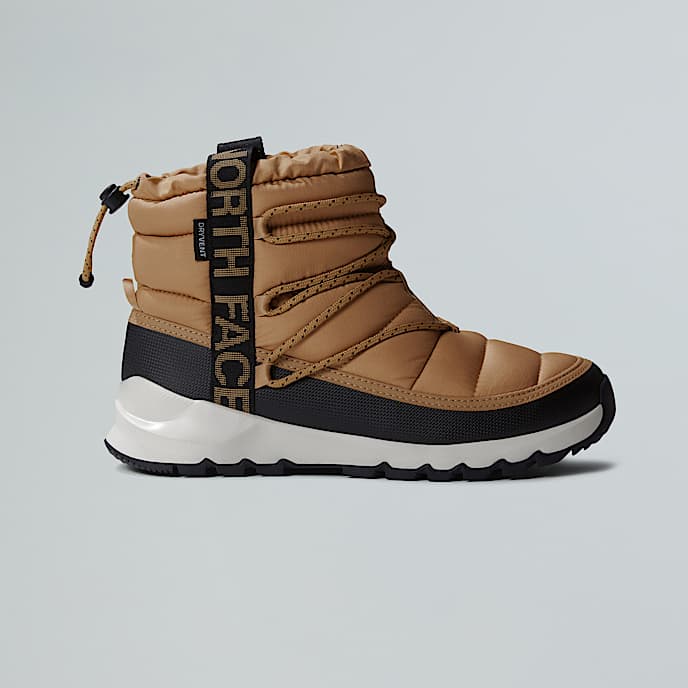 ThermoBall Waterproof LaceUp Winter Boots W TNF Almond ButterTNF Black HERO