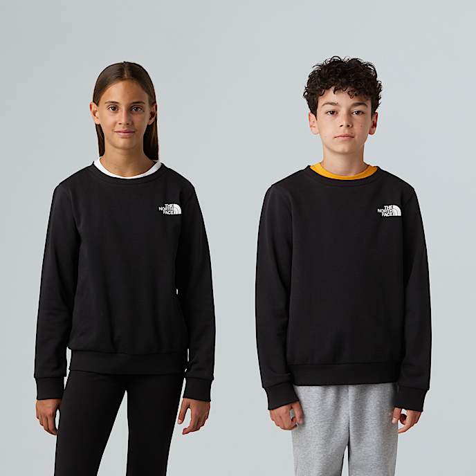 Teens Simple Dome Sweatshirt TNF TNF Black HERO