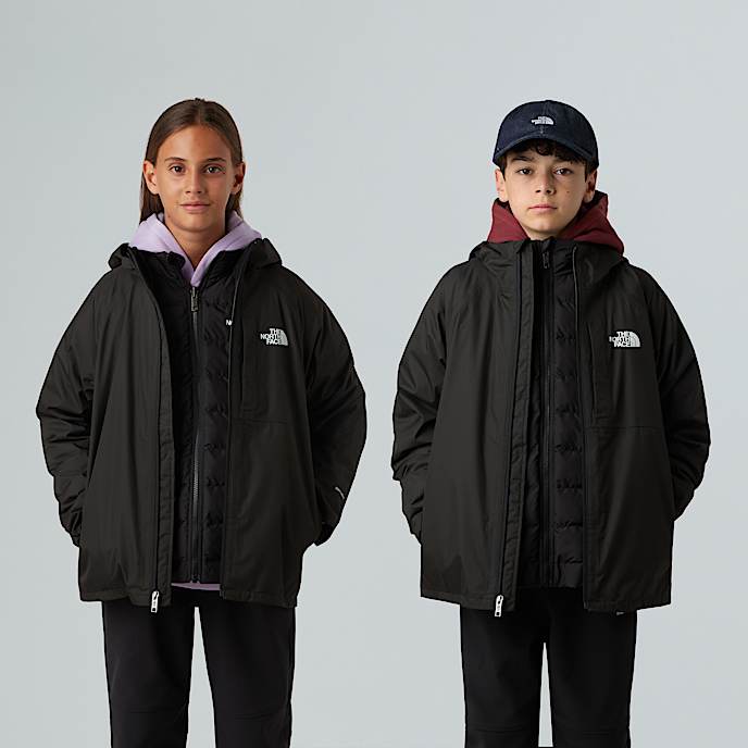Perrito 4In1 Hooded Jacket Junior TNF TNF Black HERO