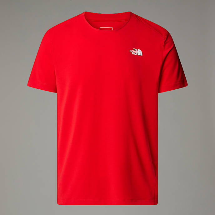 Mens Lightning Alpine TShirt TNF High Risk Red HERO