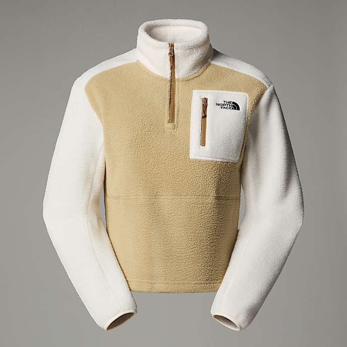 Casaco polar com fecho de correr de 14 Yumiori para mulher TNF Khaki StoneWhite DuneUtility Brown HERO