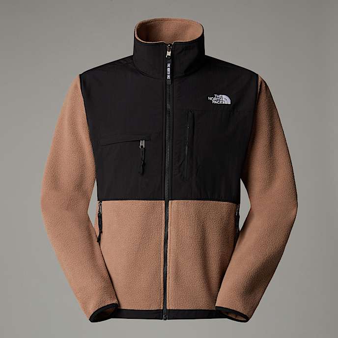 Mens Retro Denali Jacket TNF LatteTNF Black HERO