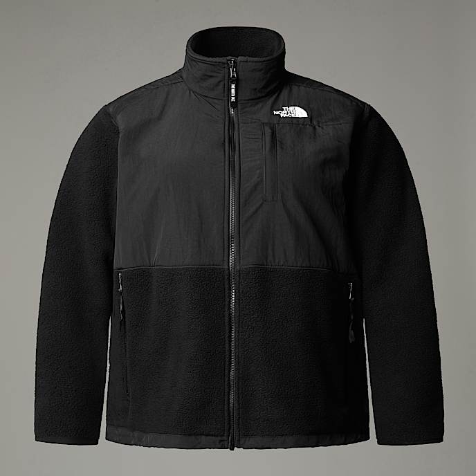 Womens Plus Size Retro Denali Jacket TNF TNF Black HERO