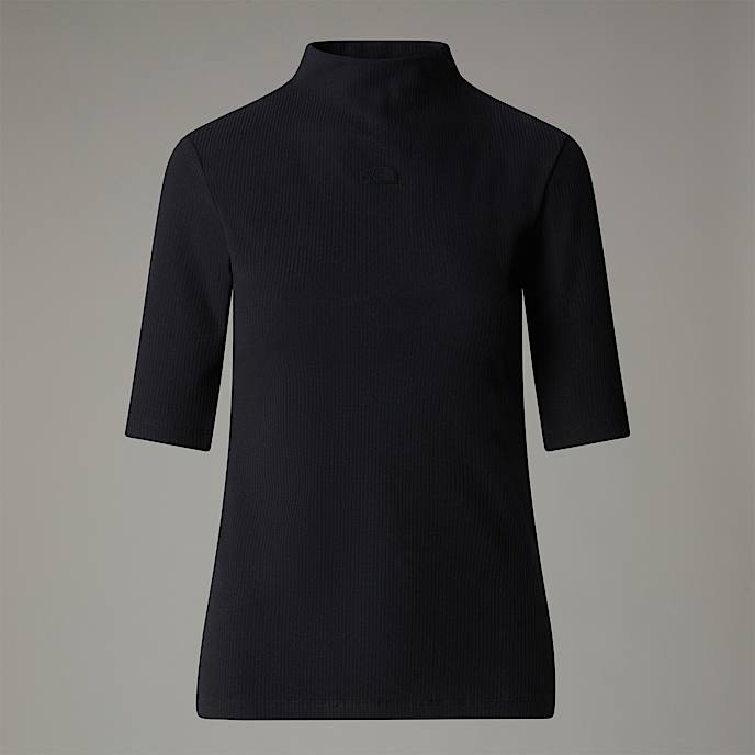 Tshirt  col chemine pour femme TNF TNF Black HERO