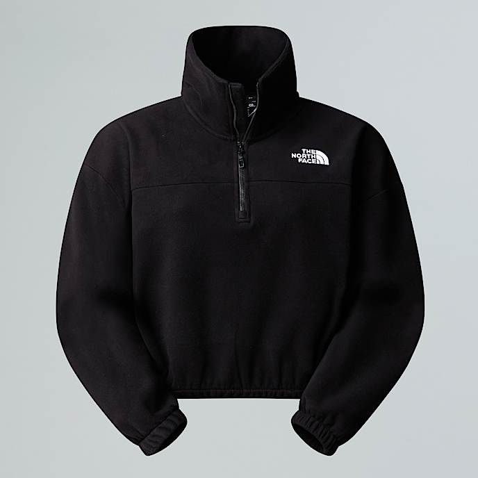 100 Glacier Fleece mit 12langem RV fr Damen TNF TNF Black HERO