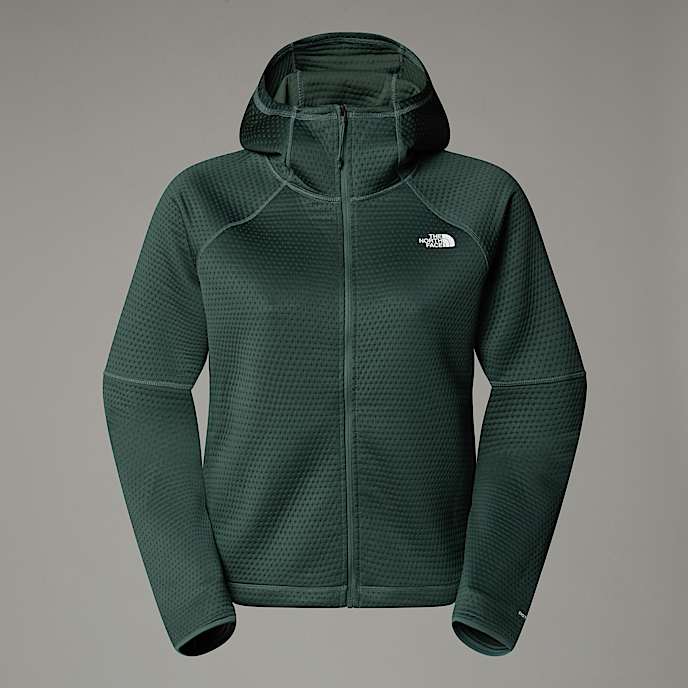 Vertical Thermal FullZip Hooded Jacket W TNF Duck Green HERO