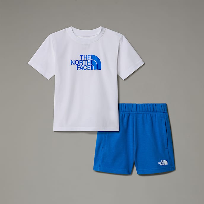 Kids Cotton Summer Set TNF TNF WhiteHero Blue HERO