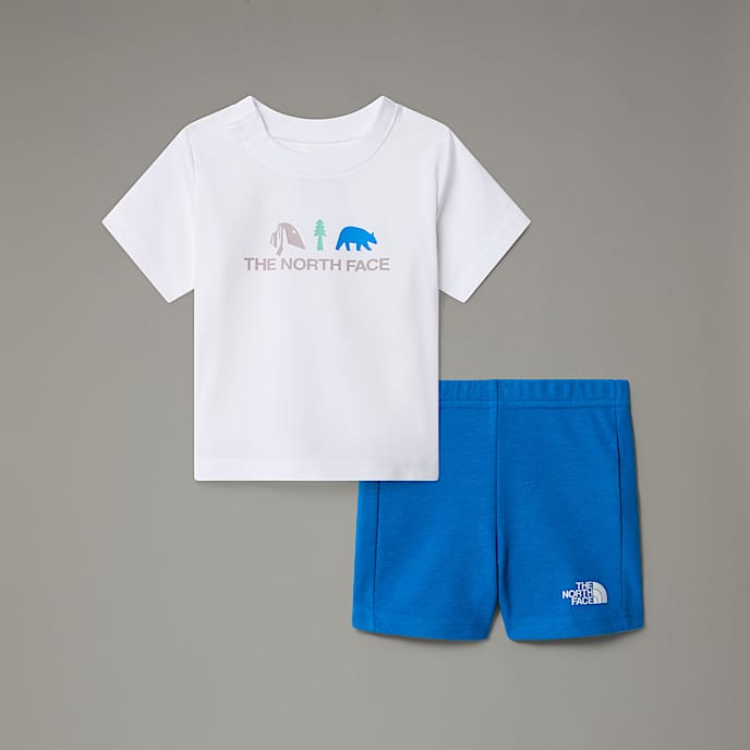 Summer Set aus Baumwolle fr Babys TNF TNF WhiteHero Blue HERO