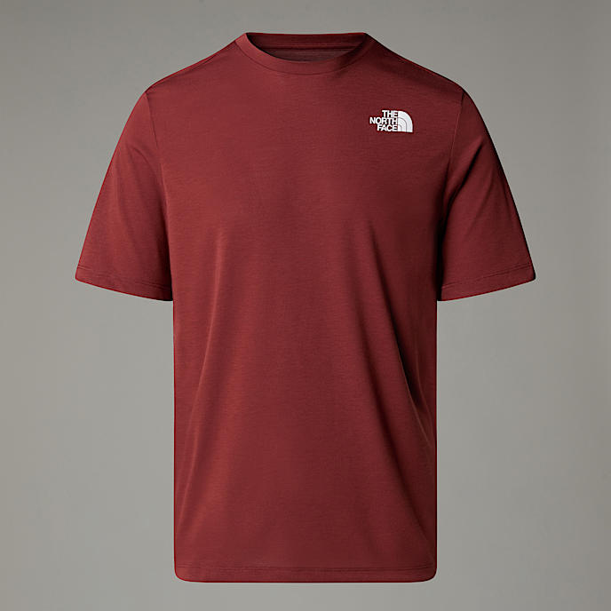 Tshirt Foundation Mountain Faces pour homme TNF Sumac HERO
