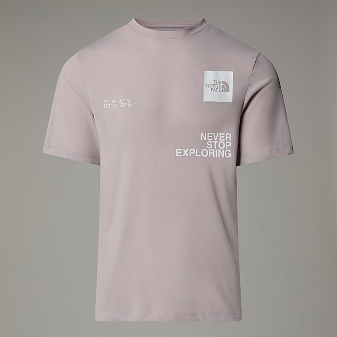 Triko Foundation Mountains Coordinates pro pny TNF Moonstone Grey HERO