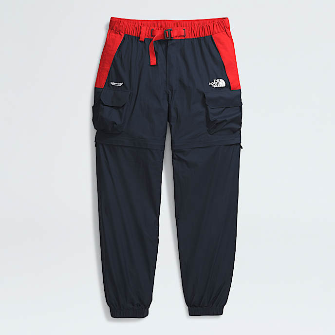 Pantaloni da montagna convertibili The North Face X Undercover Soukuu Hike TNF GraphiteFiery Red HERO