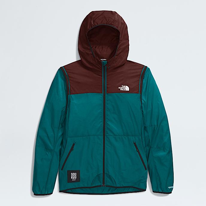 Giacca a vento da trail running convertibile The North Face X Undercover Soukuu TNF Bitter ChocAtlantic Deep Blue HERO