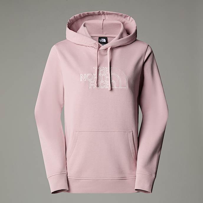 Felpa con cappuccio Drew Peak Light da donna TNF Metal PinkWhite Dune HERO