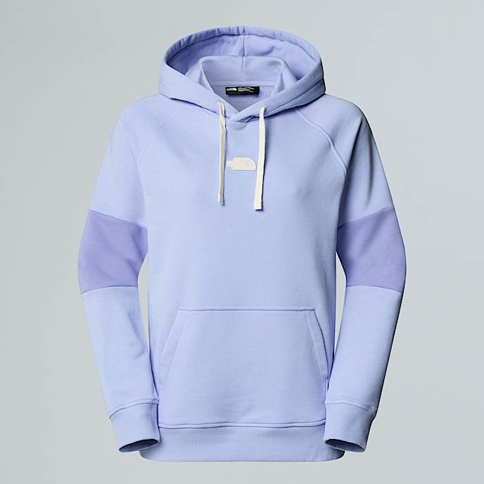 Womens Terry Relaxed Hoodie TNF Purple Mint HERO