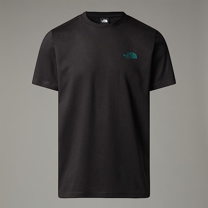 NSE BoxTshirt voor heren TNF TNF BlackDeep Nori Trail Grid Print HERO