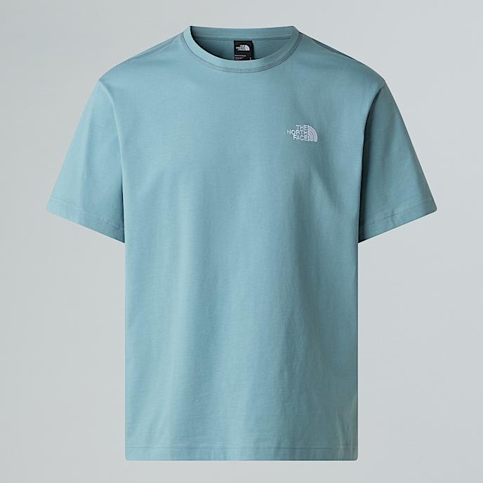 Tshirt descontrada Essential para homem TNF Shallow Blue HERO