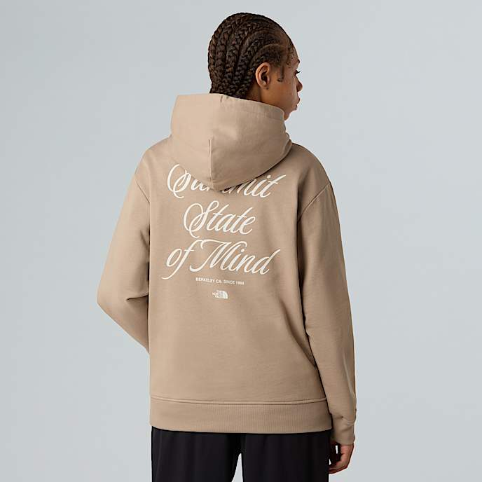 Inspire Exploration Relaxed Hoodie W TNF Mushroom GreyWhite Dune HERO