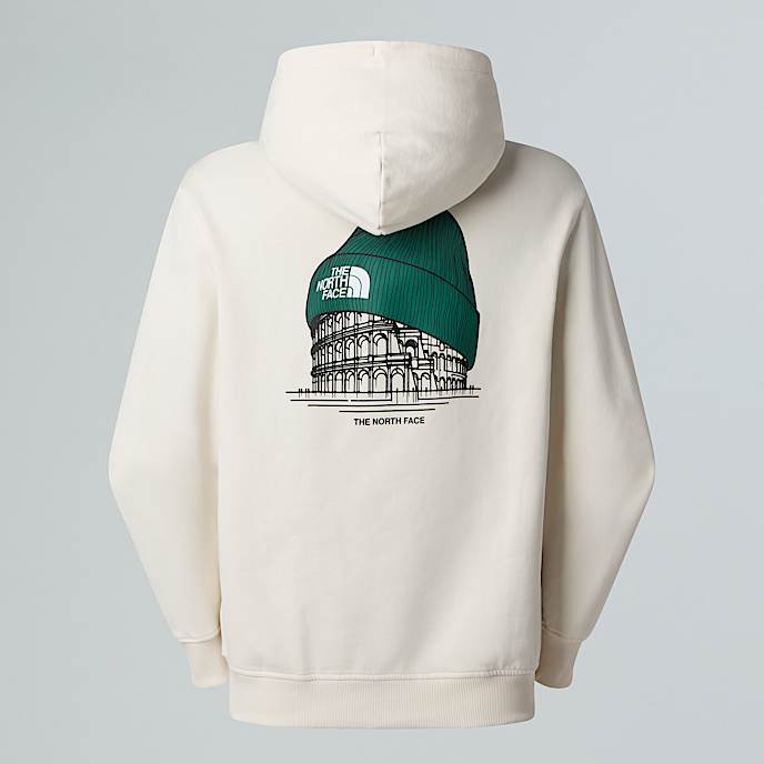 Felpa con cappuccio Italy Relaxed unisex TNF White Dune HERO
