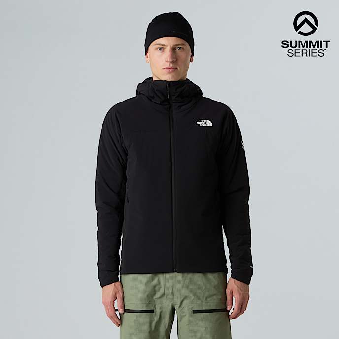 Summit Casaval Hybrid Midlayer Hoodie M TNF TNF BlackNPF HERO