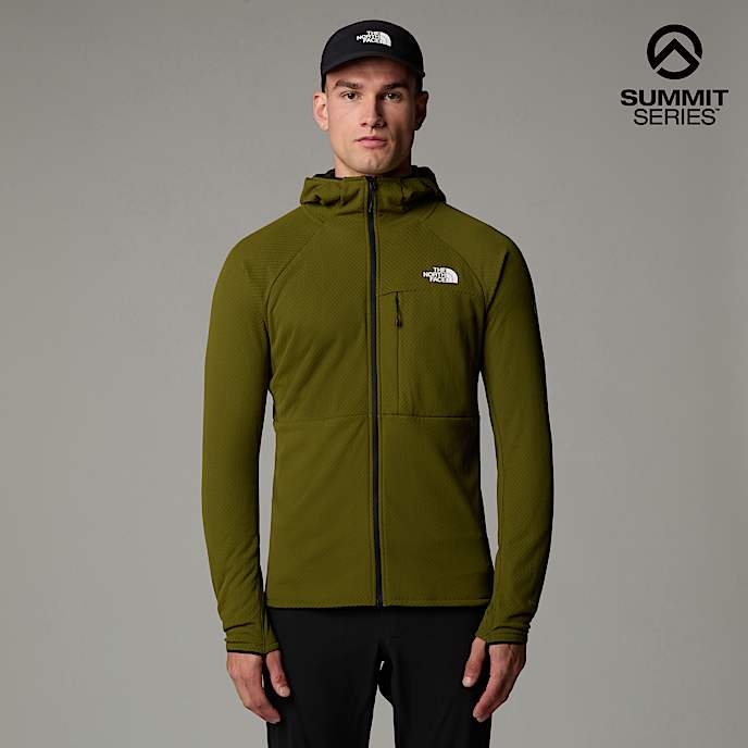 Giacca con cappuccio Summit Series FUTUREFLEECE da uomo TNF Forest Olive HERO