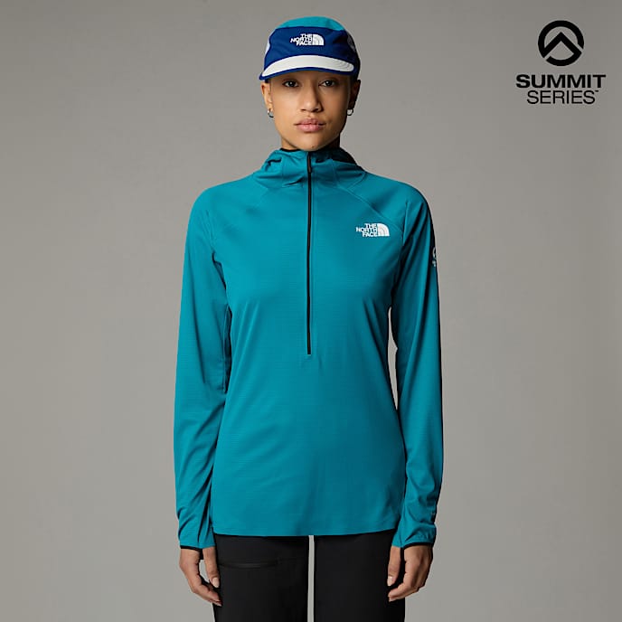 Summit Direct Sun Kapuzenpulli fr Damen TNF Deep Teal HERO