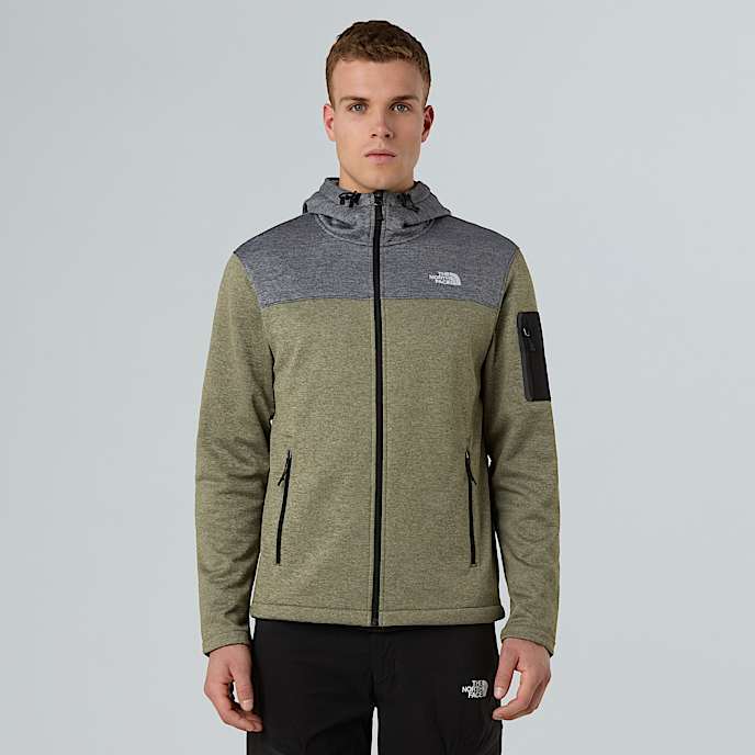 Tech Emilio Fleece Jacket M TNF TNF Black HeatherForest Olive Light Heather HERO