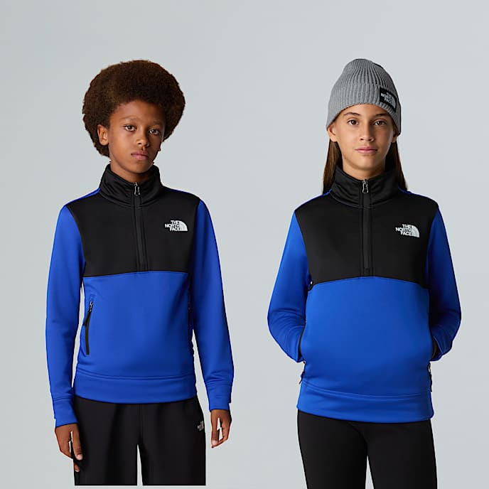 14 Zip Sweatshirt Junior TNF TNF BlueTNF Black HERO