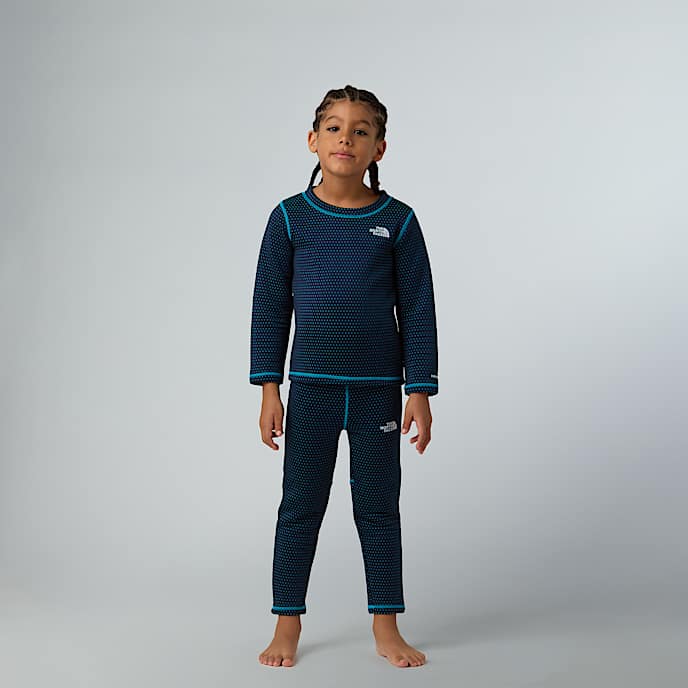DotKnit Thermal Baselayer Set Barn TNF Summit NavyMeridian Blue HERO