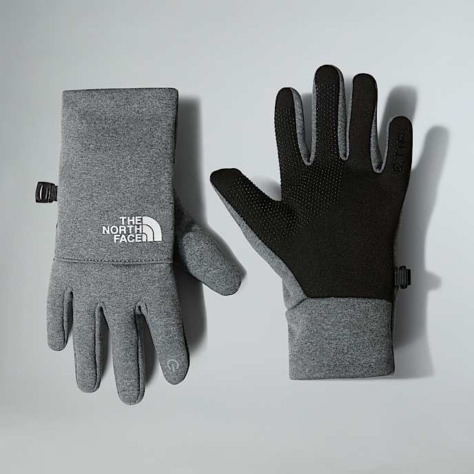 Recycled Etip Gloves Barn TNF TNF Medium Grey Heather HERO