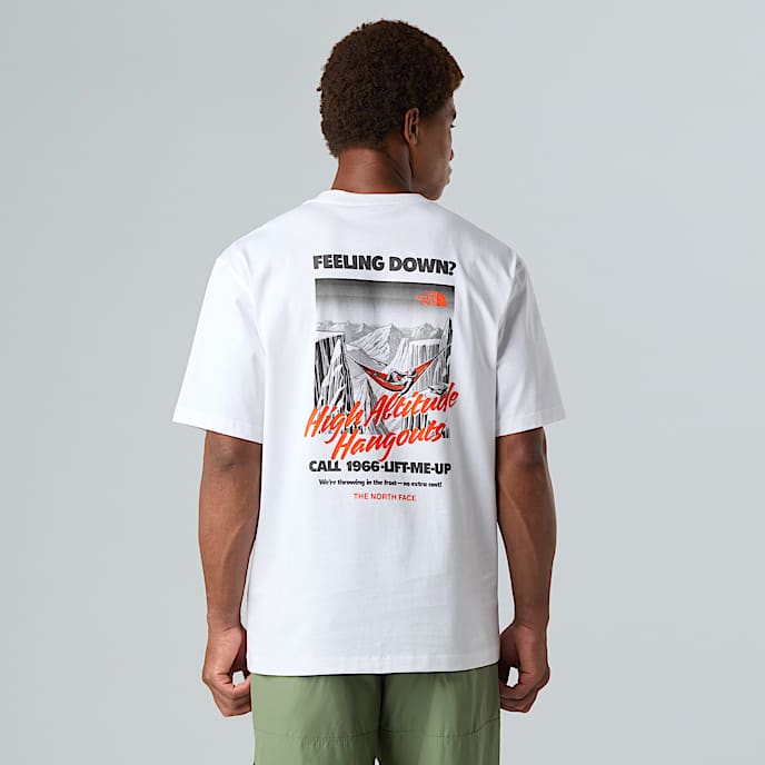 Tshirt TNF Adventure Relaxed da uomo TNF White DuneMandarin Red HERO
