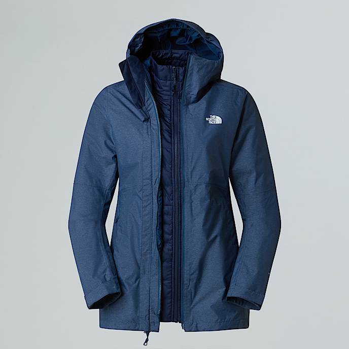 Hikesteller Triclimate 3In1 Jacket W TNF Shady Blue White HeatherSummit NavyNPF HERO