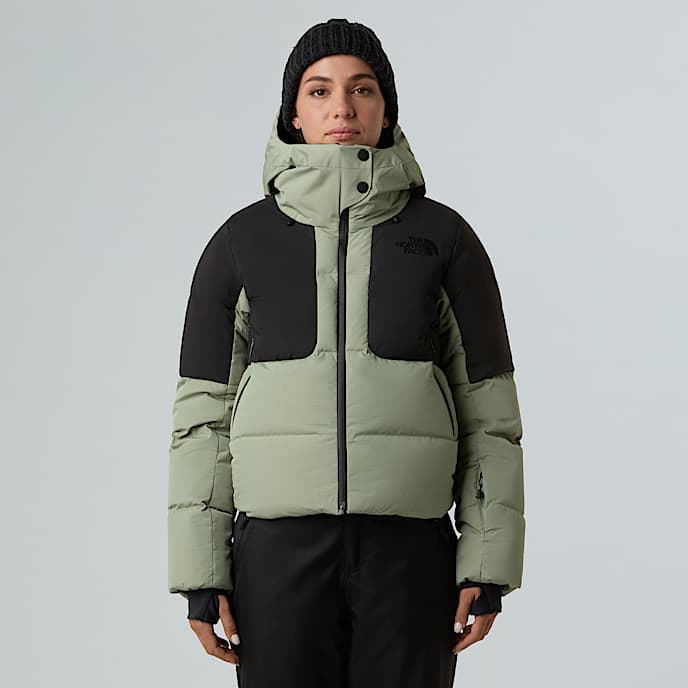 Cold Spell Cropped Down Jacket W TNF Slate MossTNF Black HERO