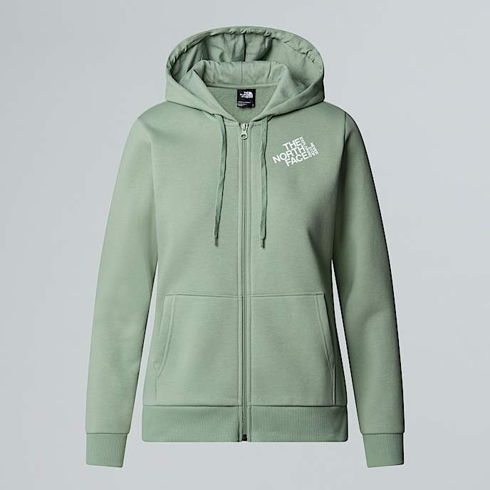 Sudadera con capucha y cremallera Blanca Peak para mujer TNF Slate Moss HERO