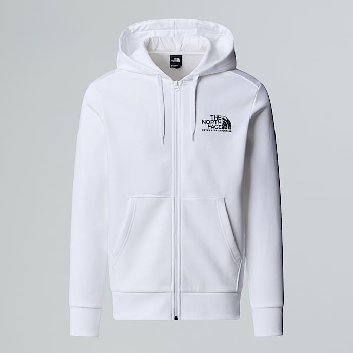 Mska bluza z kapturem i zamkiem na caej dugoci Blanca Peak TNF TNF White HERO