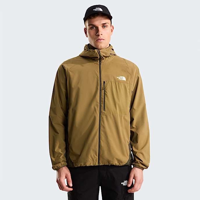Mens LIGHTRANGE Woven Jacket TNF CedarNew Taupe Green HERO