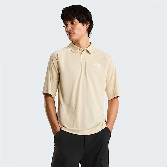 LIGHTRANGE Packable Polo Shirt M TNF Desert Stone HERO