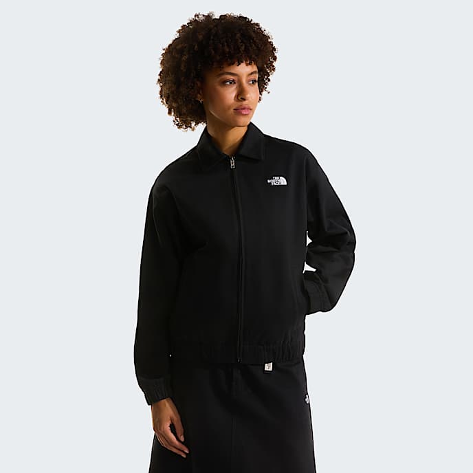 Twill Collared Jacket W TNF TNF Black HERO