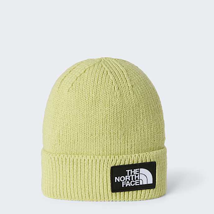 TNF Logo Boxbeanie met boord TNF Pear HERO