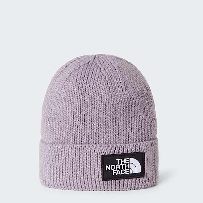 Gorro de punto elástico con borde y logotipo de TNF - 1