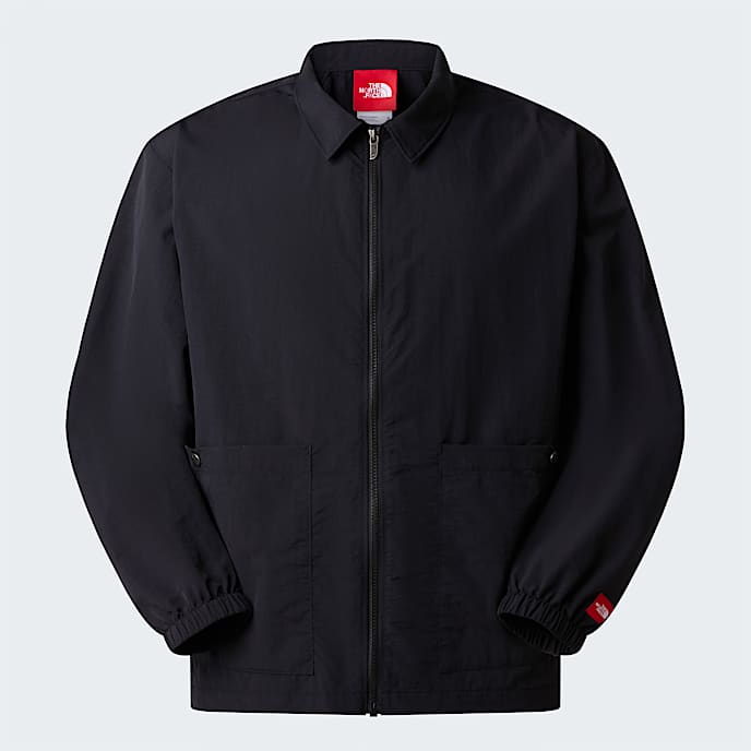 Camisa de manga comprida em nylon Red Box unissexo TNF TNF Black HERO